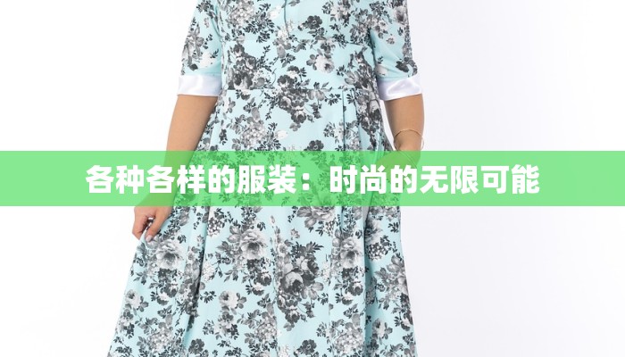 各种各样的服装：时尚的无限可能