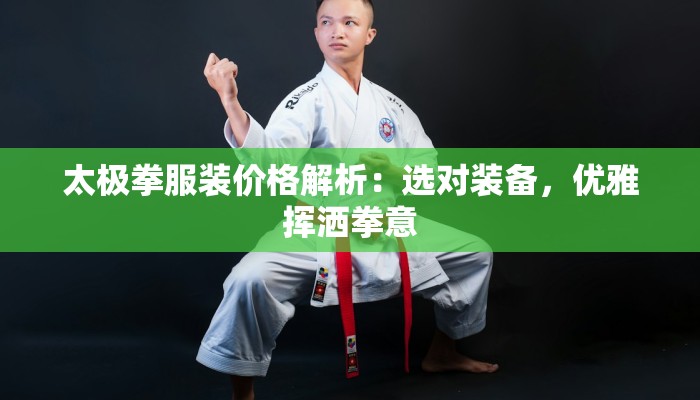 太极拳服装价格解析：选对装备，优雅挥洒拳意