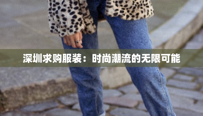 深圳求购服装:时尚潮流的无限可能