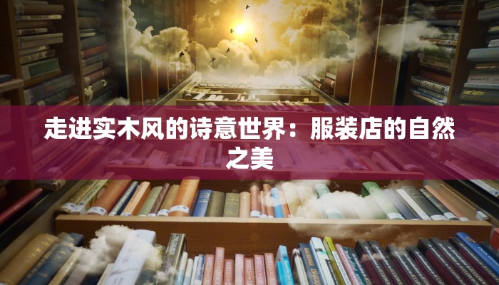 走进实木风的诗意世界：服装店的自然之美