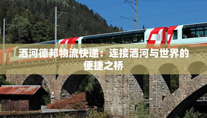 洒河德邦物流快递:连接洒河与世界的便捷之桥