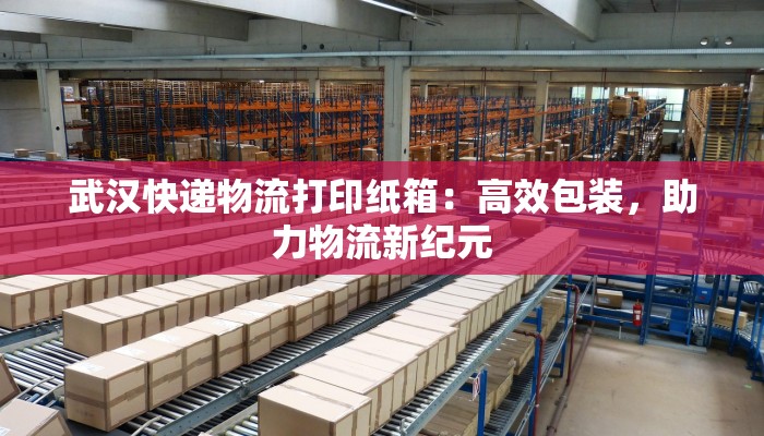 武汉快递物流打印纸箱：高效包装，助力物流新纪元