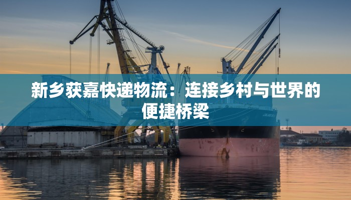 新乡获嘉快递物流：连接乡村与世界的便捷桥梁