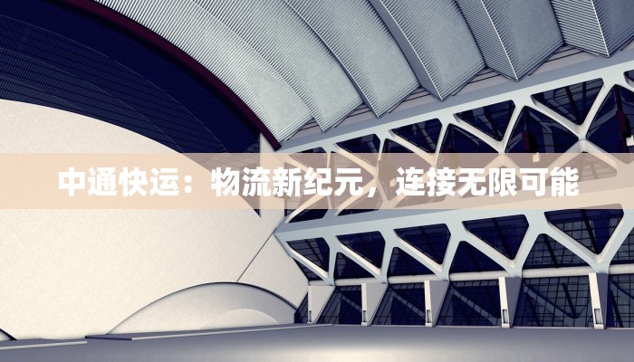 中通快运：物流新纪元，连接无限可能