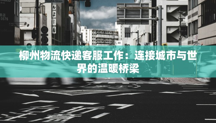 柳州物流快递客服工作：连接城市与世界的温暖桥梁