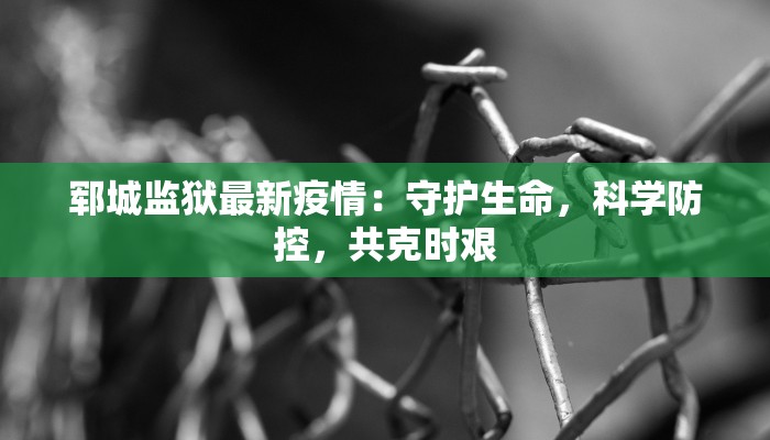 郓城监狱最新疫情：守护生命，科学防控，共克时艰