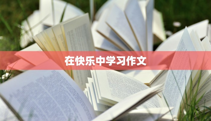 在快乐中学习作文