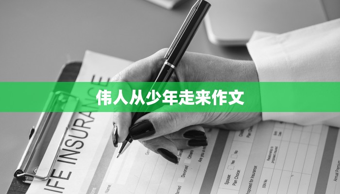 伟人从少年走来作文