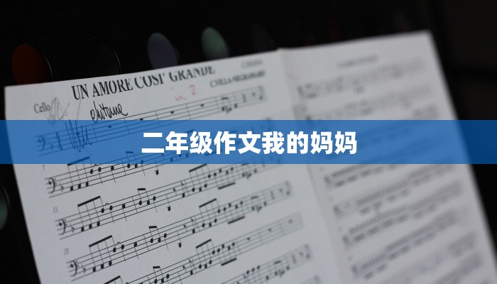 二年级作文我的妈妈