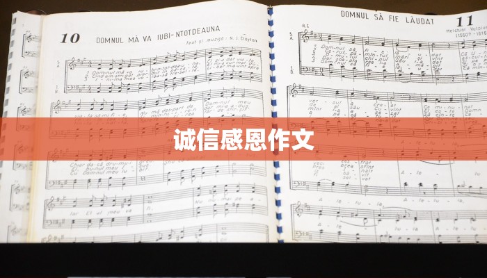 诚信感恩作文
