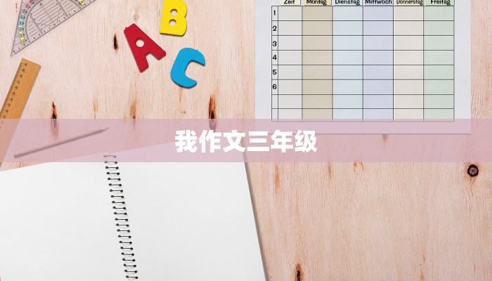 我作文三年级
