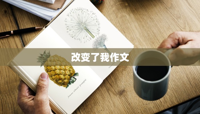 改变了我作文