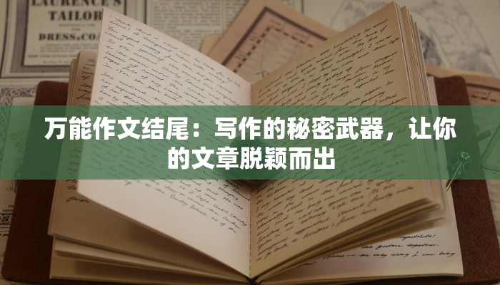 万能作文结尾:写作的秘密武器,让你的文章脱颖而出