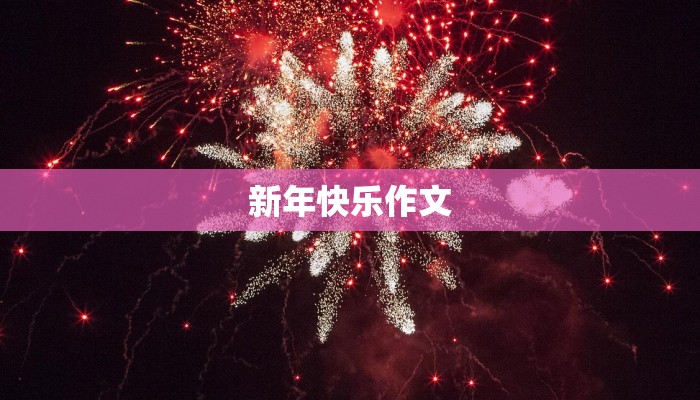 新年快乐作文